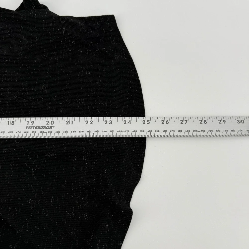 Harley-Davidson Womens Black Ribbed V-Neck Long Sleeve Top 96461-23VW Small - Picture 8 of 10